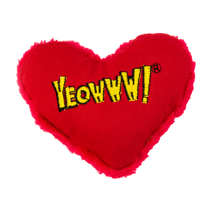 Ducky world jouet chat Jouet pour chats coeur avec herbe à chat