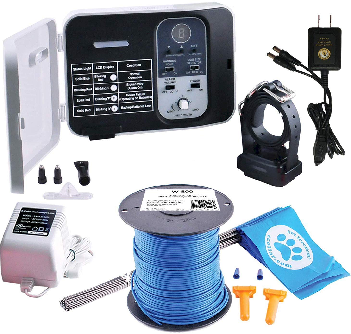 E-collar technologies anti fugue Clôture Anti-Fugue Pour Chiens Educator E-Fence