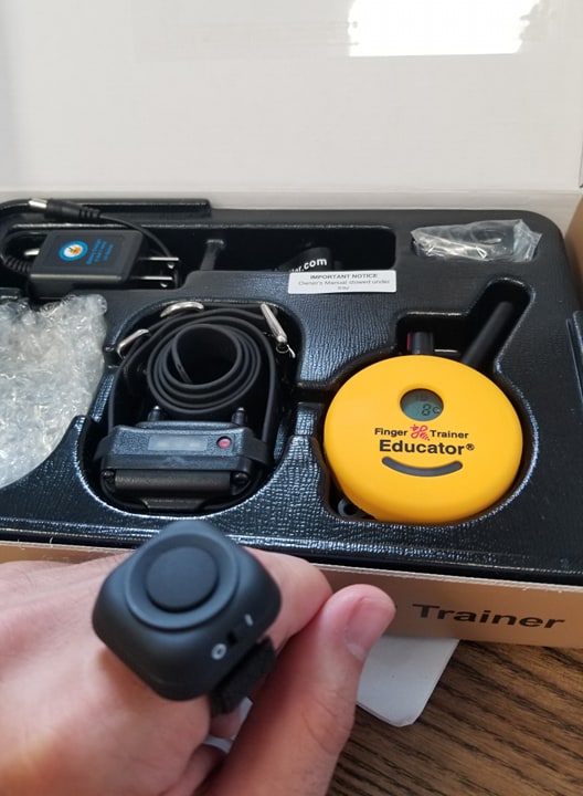 E-collar technologies Collier de dressage Collier de dressage pour chien FT-330 Finger Trainer Educator