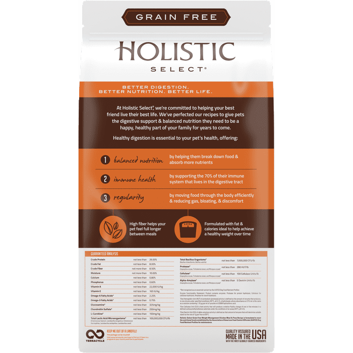 Eagle nourriture Nourriture pour chien Holistic Select, Sans Grains Contrôle du poids