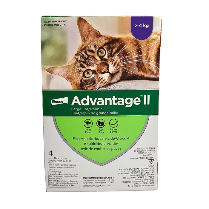 Elanco Advantage II pour chat 4 dose