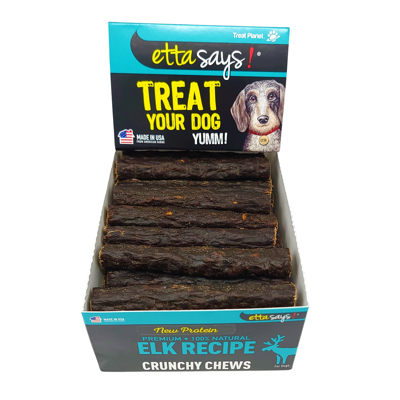 Etta Says Gâteries Gâteries à mâcher Etta says Crunchy Wapiti 4.5''