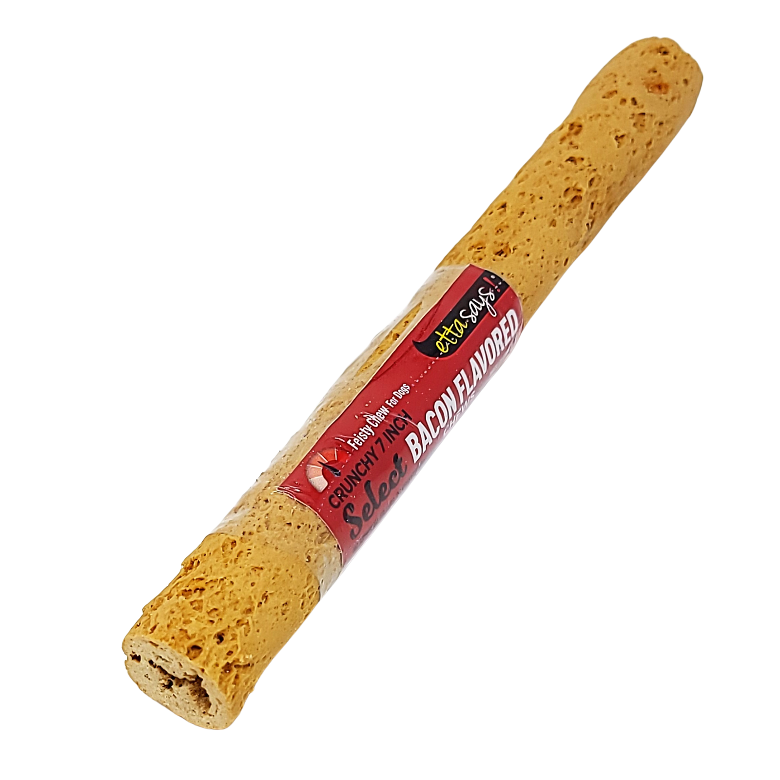 Etta Says Gâteries Gâteries pour chiens Croquant à saveur de bacon 7''