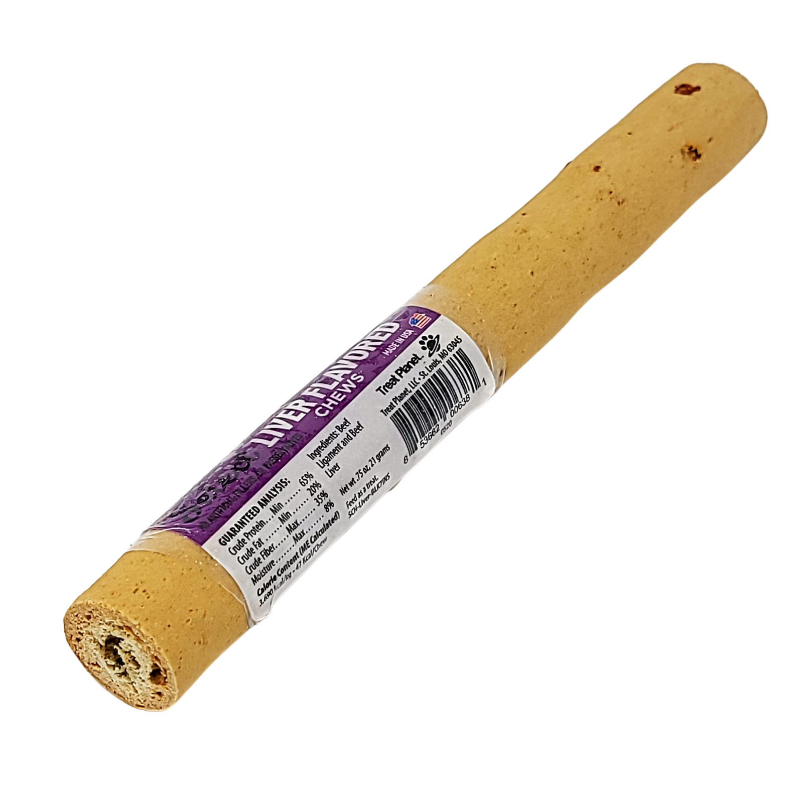 Etta Says Gâteries Gâteries pour chiens Croquant à saveur de foie 7''