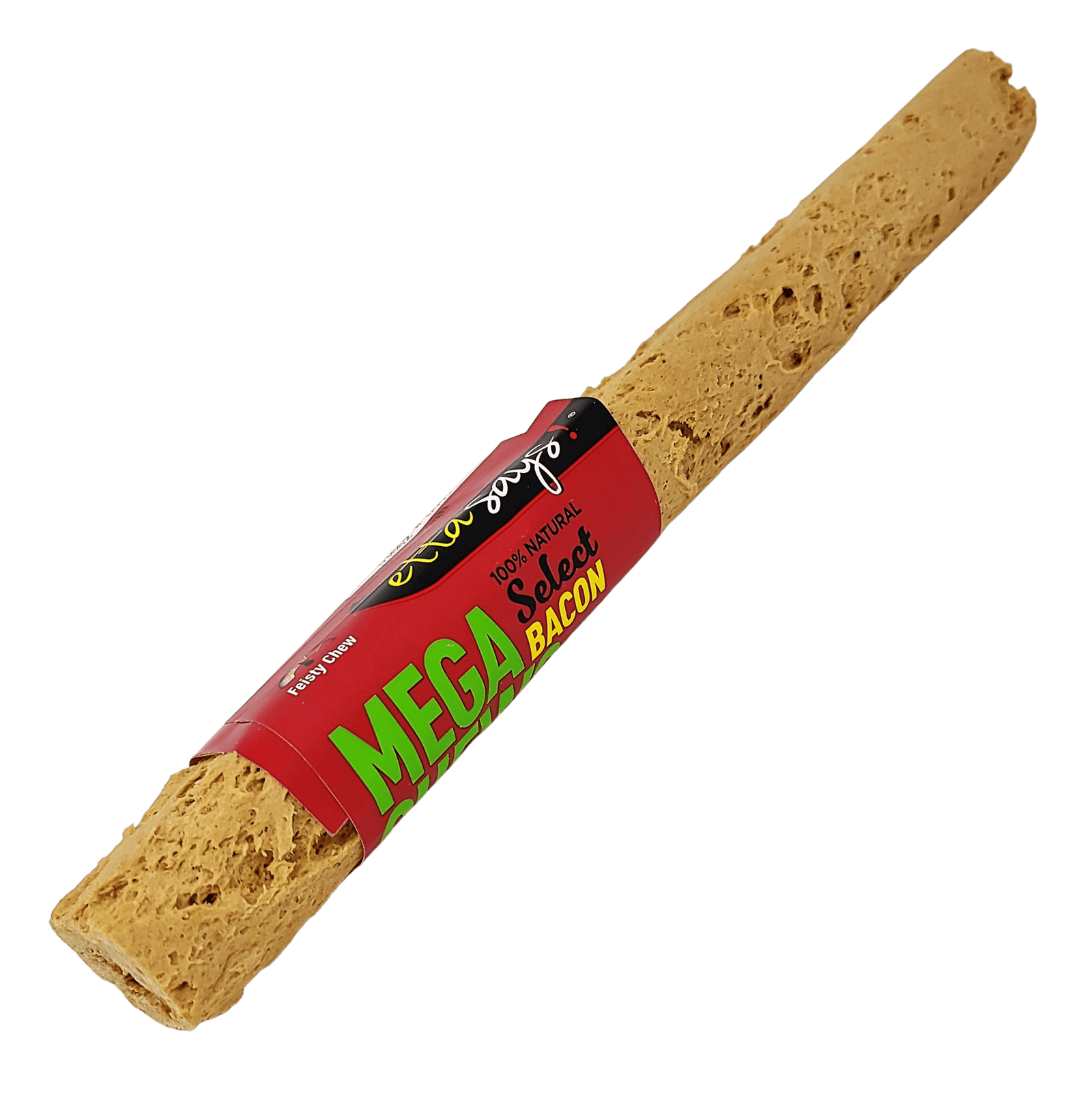 Etta Says Gâteries Gâteries pour chiens MEGA Croquant à saveur de bacon 10''