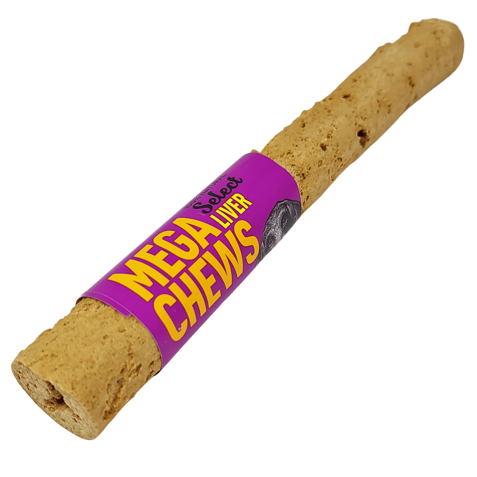 Etta Says Gâteries Gâteries pour chiens MEGA Croquant à saveur de foie 10''