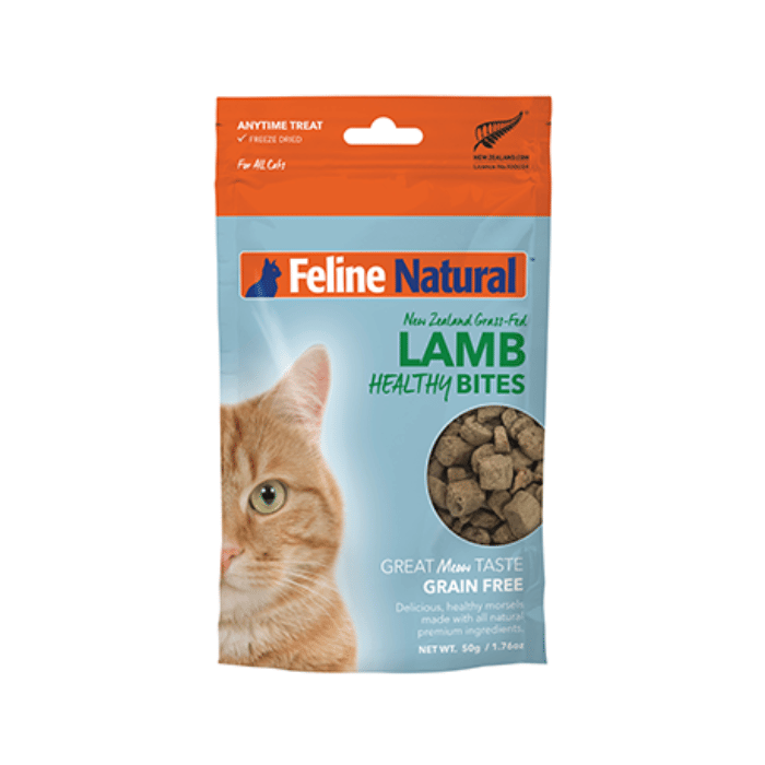 Feline Natural gaterie chat Gâteries pour chats Feline Natural à l'agneau 50g