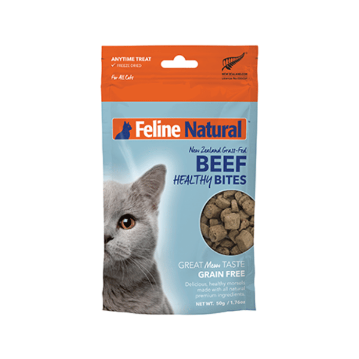 Feline Natural gaterie chat Gâteries pour chats Feline Natural au boeuf 50g