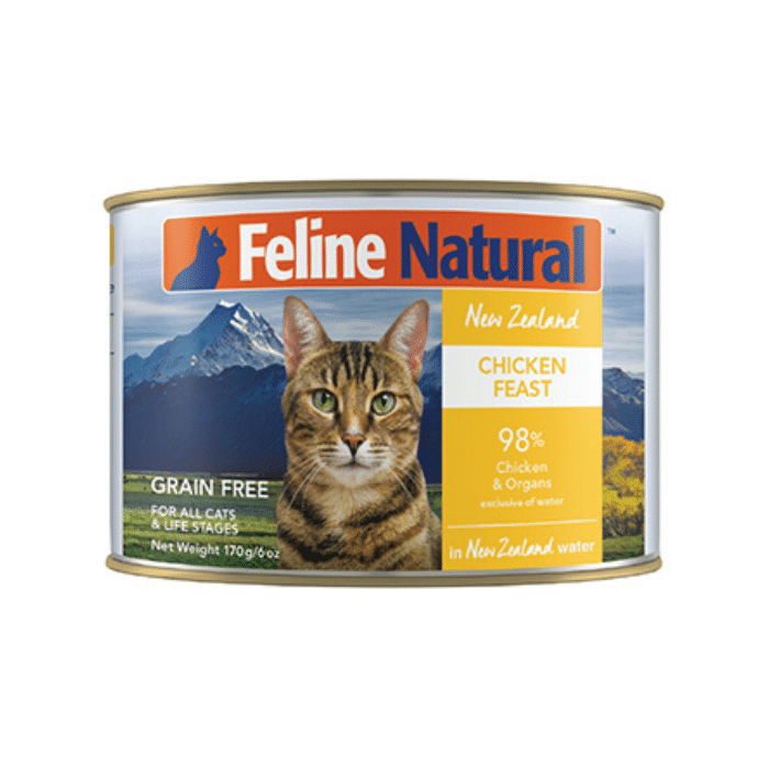 Feline Natural nourriture chat Nourriture humide pour chat Feline Natural Poulet 12x6oz