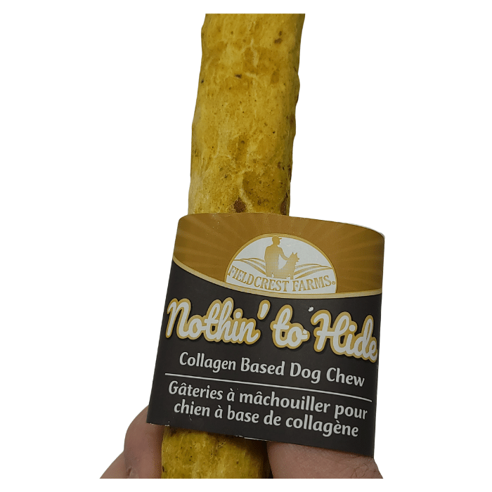 Field Crest Farms Gâteries Rouleau à base de collagène - saveur de beurre d'arachide 10''