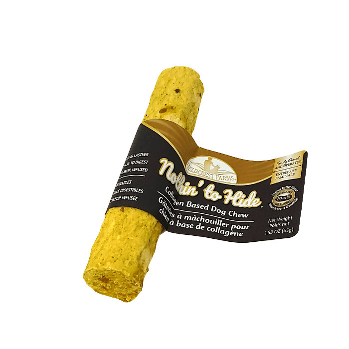 Field Crest Farms Gâteries Rouleau à base de collagène - saveur de beurre d'arachide 5''