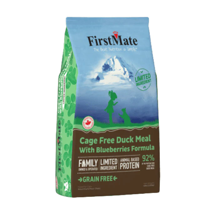 FirstMate Nourriture pour chats FirstMate canard élevé en liberté et bleuets pour chat