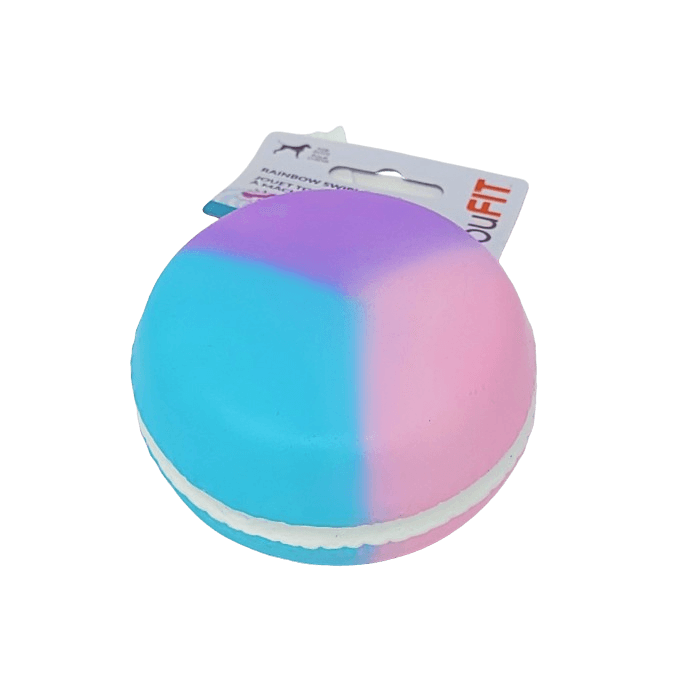 Foufou Dog jouets pour chien Jouet en latex FouFit macaron
