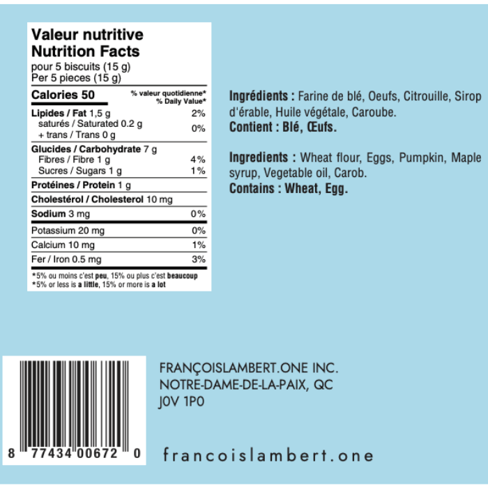 Francois Lambert Crocs-Érable - Gâteries pour chien 100g - Francois Lambert