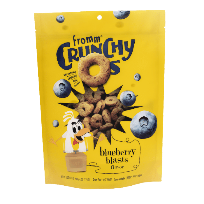 Fromm Gâteries Gâteries pour chiens Crunchy o's bleuets 6oz