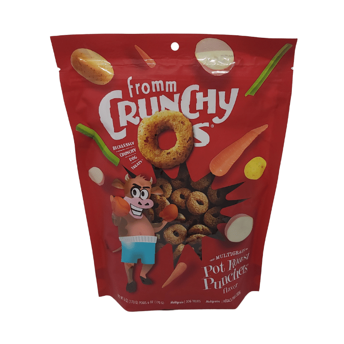 Fromm Gâteries Gâteries pour chiens Crunchy o's Rôtis multigrains 6oz