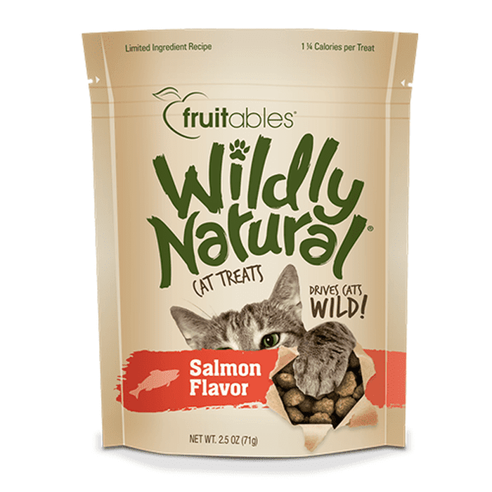 Fruitables gaterie chat Friandises pour chats - Wildly Natural Saveur de saumon 2.5oz