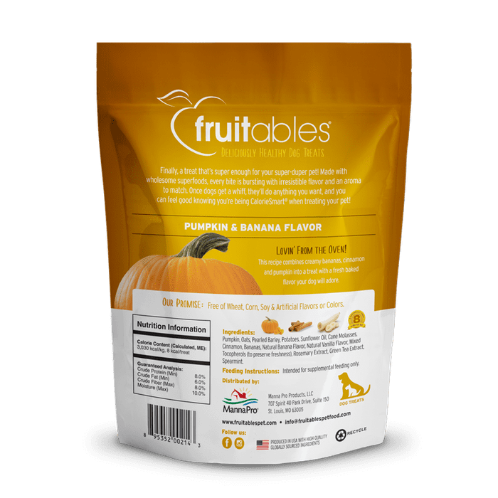 Fruitables Gâteries Fruitables Pumpkin & Banana