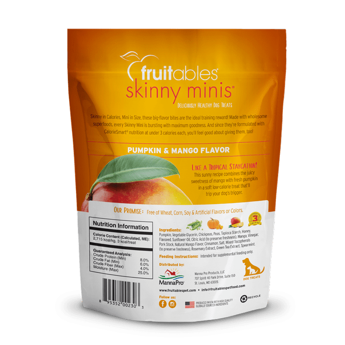 Fruitables Gâteries Fruitables Skinny Mini Pumpkin & Mango