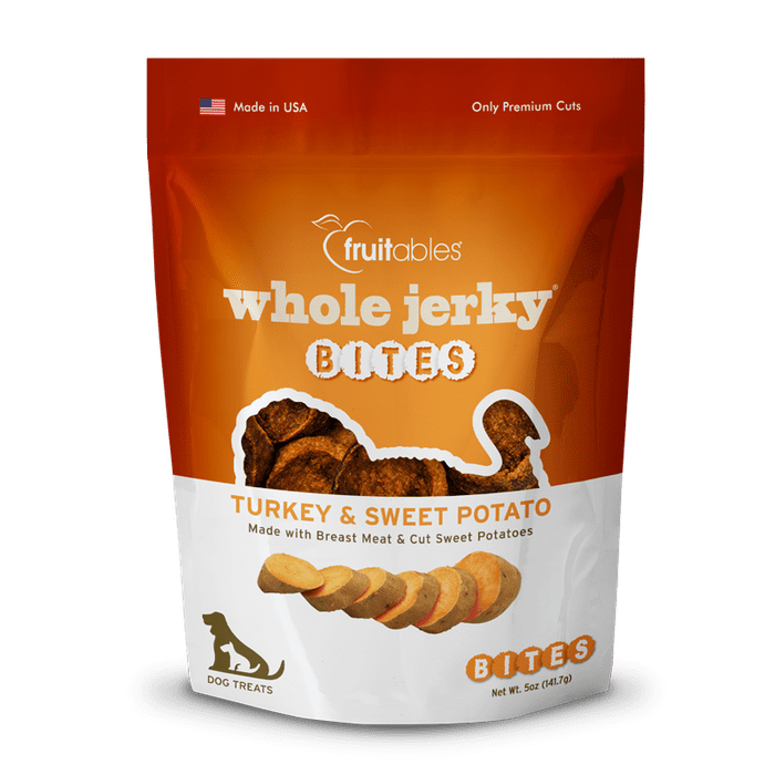 Fruitables Gâteries Fruitables Turkey & Sweet Potato Whole Jerky Bites
