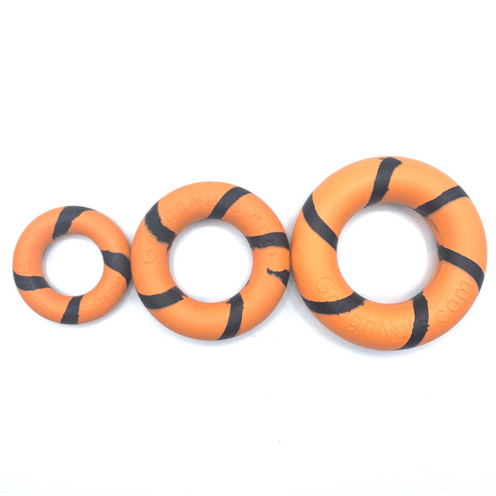 Goughnuts jouets pour chien Jouet pour chiots - Goughnuts Lite orange