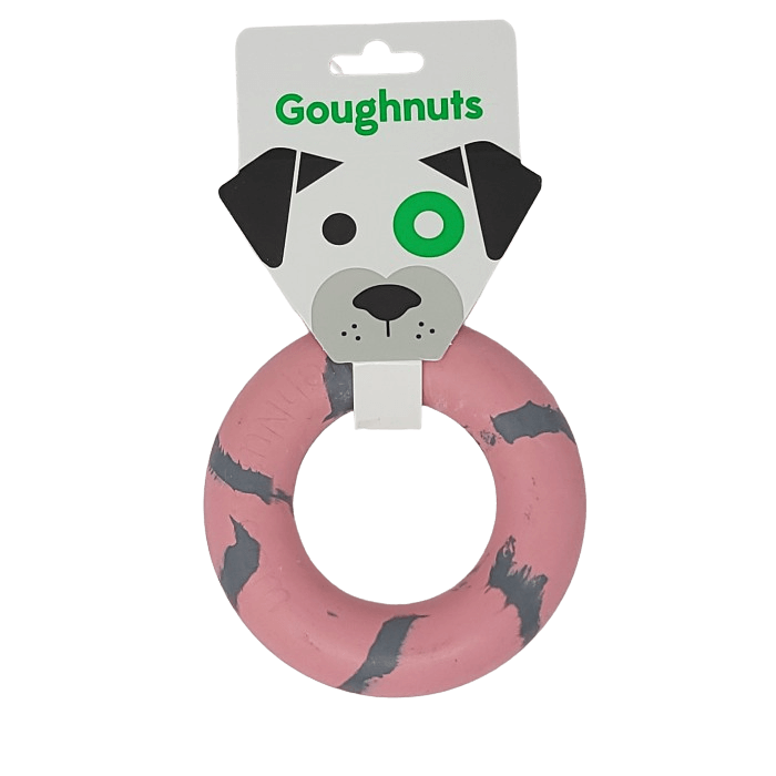 Goughnuts jouets pour chien Jouet pour chiots - Goughnuts Lite rose