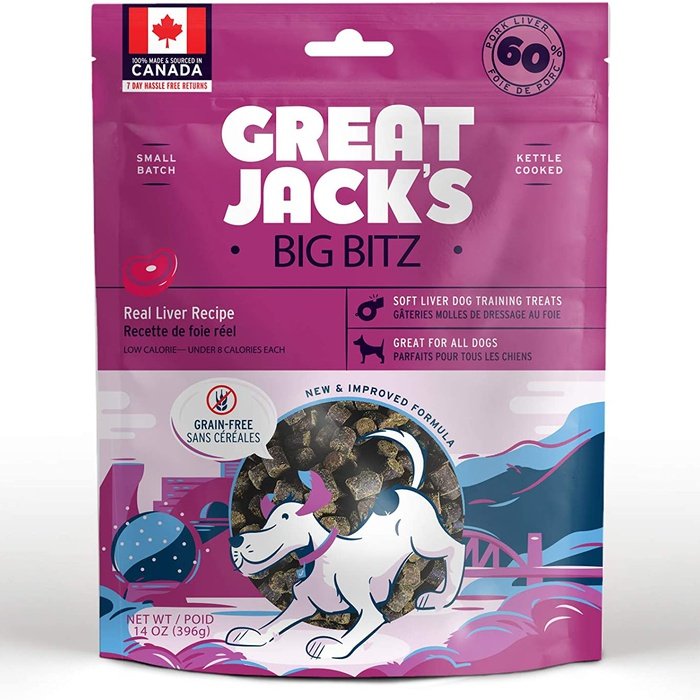 Great Jack's 14oz Gâteries au foie Big Bitz Great Jack's 14oz