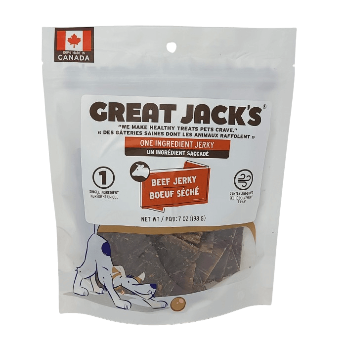 Great Jack's Jerky 1 seul ingrédient boeuf séché à l'air 7oz
