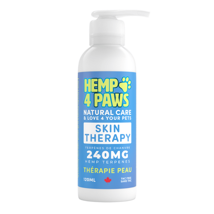Hemp 4 Paws Lotion thérapie peau pour animaux 120ml