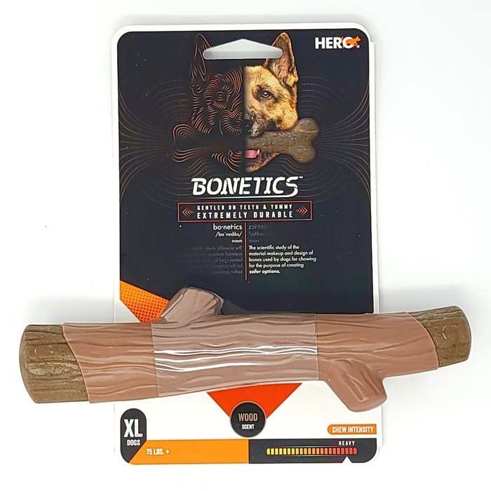 Hero jouets pour chien Jouet à mâcher Hero Bonetics Chew stick odeur de bois