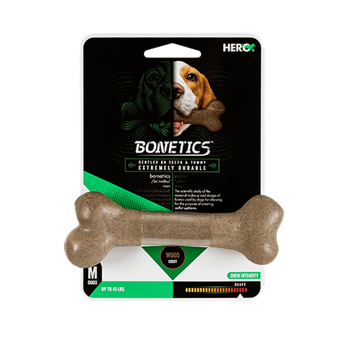 Hero jouets pour chien Jouet à mâcher Hero Bonetics Femur bois