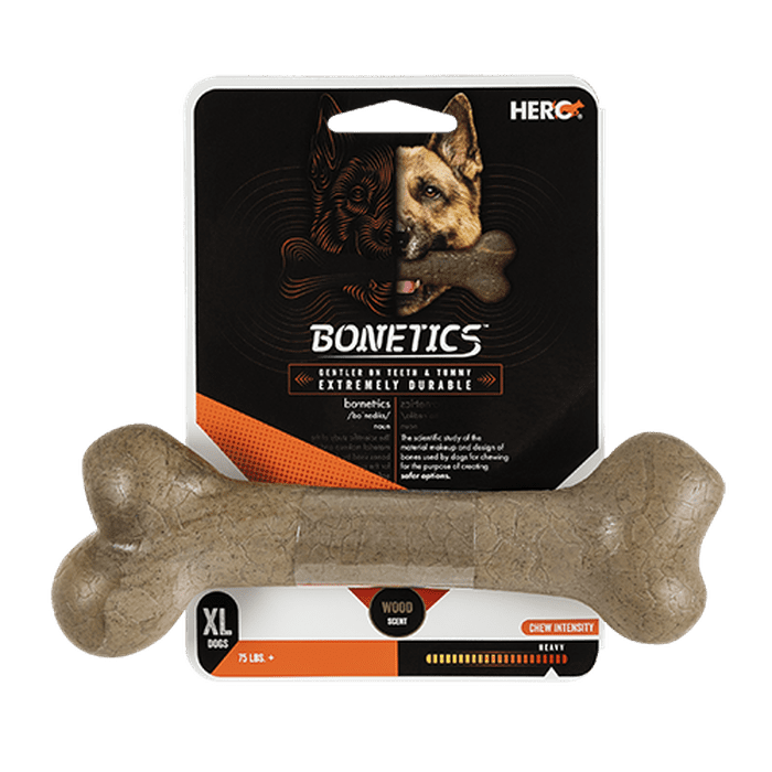 Hero jouets pour chien XL Jouet à mâcher Hero Bonetics Femur XL Bacon