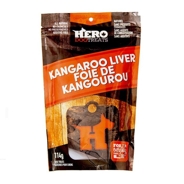 HeroDogTreats Foie de Kangourou 114g