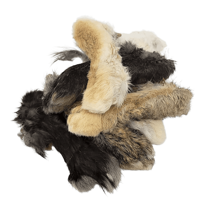 HeroDogTreats Gâteries Patte de lapin en vrac