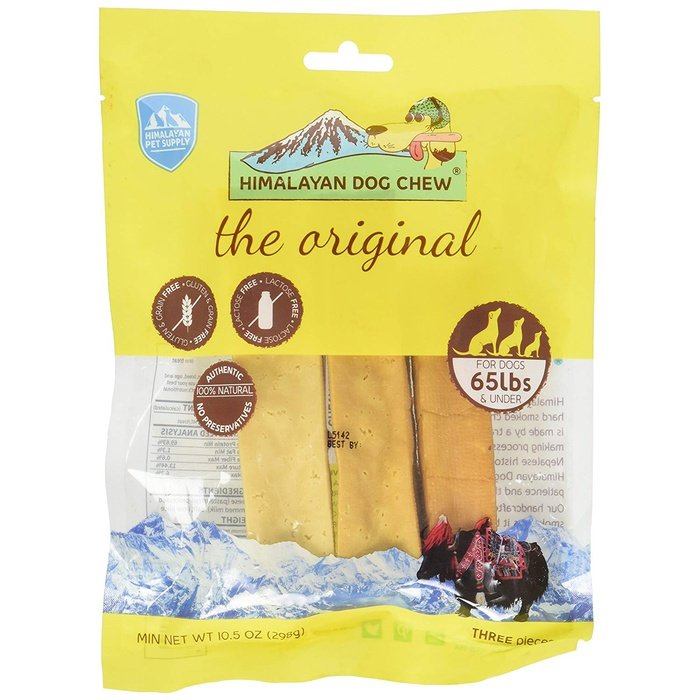 Himalayan dog chew Gâteries Large paq de 3 Fromage d&#39;everest Himalayan Yak Chew