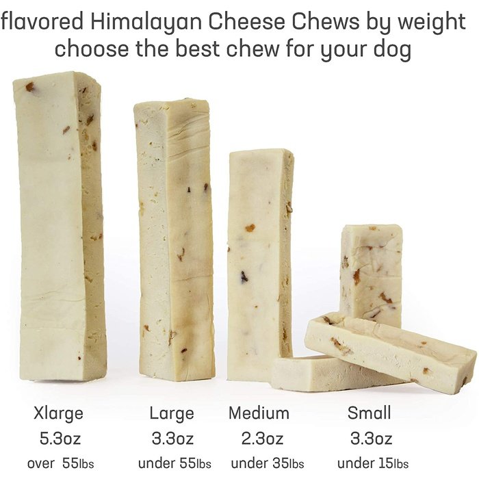 Himalayan dog chew Gâteries Large Fromage de Yak à saveur de Beurre d'arachide Fromage de Yak à saveur de Beurre d'arachide