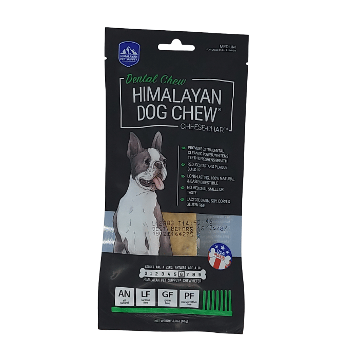 Himalayan dog chew Gâteries Himalayan Chew - Fromage Charbon