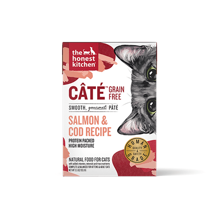 Honest Kitchen nourriture humide Nourriture humide pour chats Honest Kitchen Câté saumon & morue 12 X 5.5 OZ