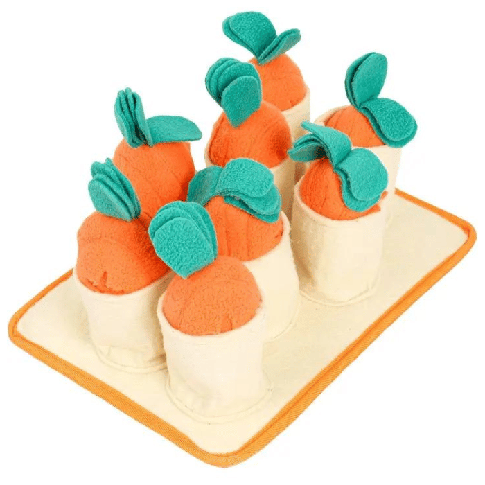 Injoya jouets pour chien Tapis de fouille - Carotte