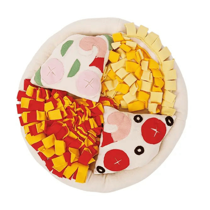 Injoya jouets pour chien Tapis de fouille - Pizza