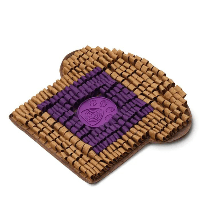 Injoya jouets pour chien Tapis de fouille - Toast