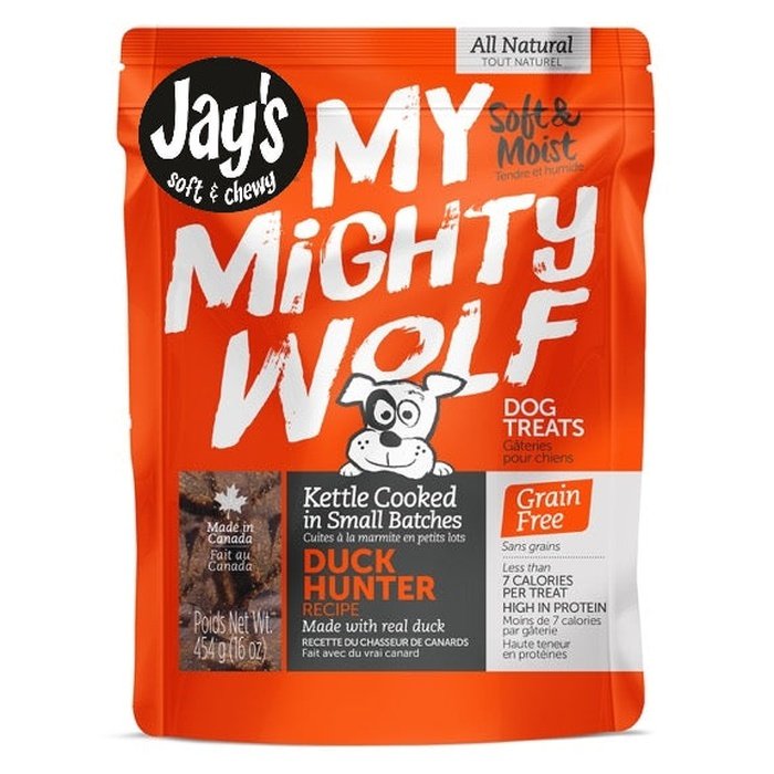 Jay’s My Mighty Wolf Gâteries Gâteries pour chiens Waggers Mighty Wolf canard