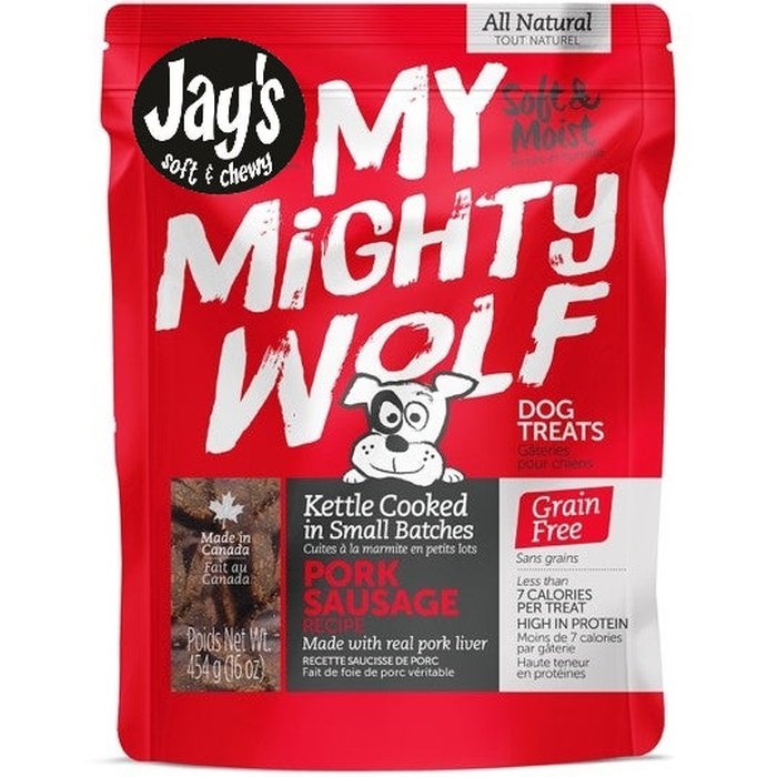 Jay’s My Mighty Wolf Gâteries Gâteries pour chiens Waggers Mighty Wolf porc