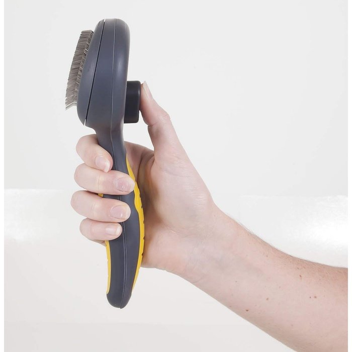 Jw pet Brosse Brosse auto-nettoyante slicker JW Pet