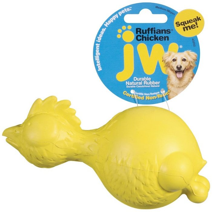 Jw pet jouets pour chien Poulet Ruffians JW Pet