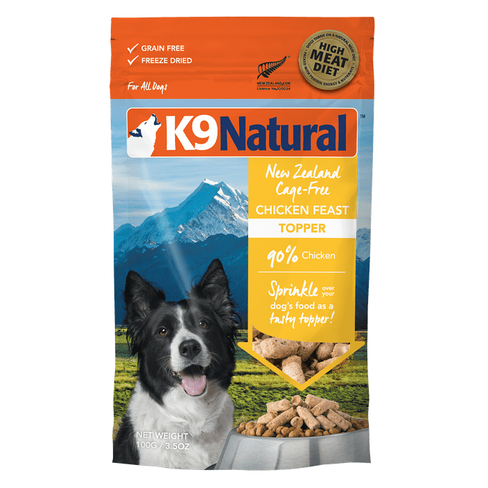 K9 natural meal mixer K9 Natural Toppers au poulet 100g