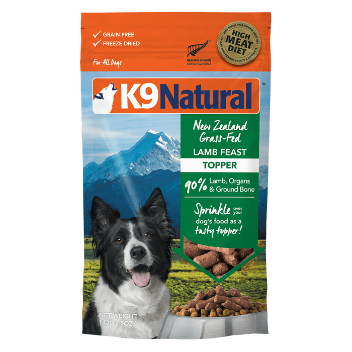 K9 natural meal mixer K9 Natural Toppers lyophilisé Agneau 140g