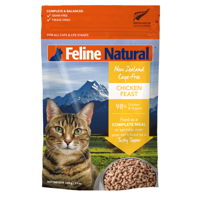 K9 natural nourriture chat Feline Natural nourriture pour chat au poulet lyophilisée 320g