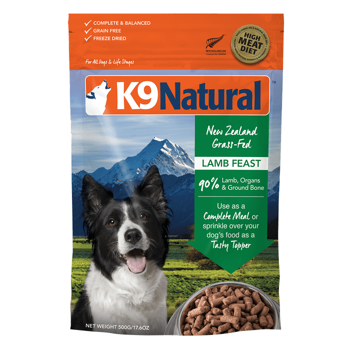 K9 natural nourriture Nourriture pour chiens K9 Natural Freeze-Dried Agneau