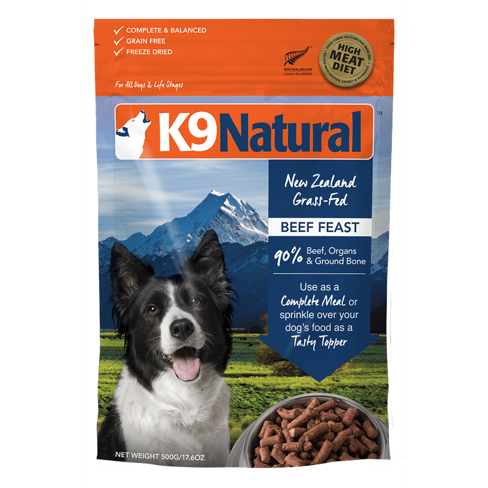 K9 natural nourriture Nourriture pour chiens K9 Natural Freeze-Dried Boeuf